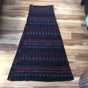 Aztec maxi skirt